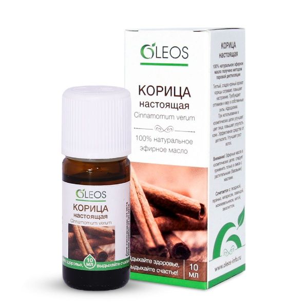 OLEOS Эфирное масло Корица настоящая 10мл