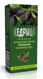 Смолка жевательная кедровая Кедрица 4шт