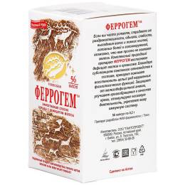 Пантовый комплекс «Феррогем» при анемии, 56 капс.