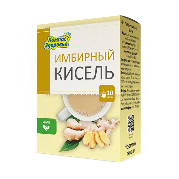 Кисель овсяно льняной Имбирный 150г