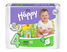 Подгузники Bella Happy Макси от 8 до 18кг 12шт