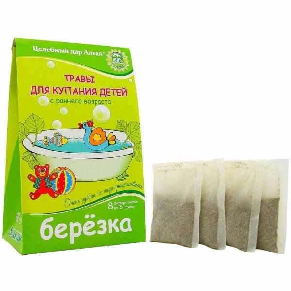 Травы для купания детей «Березка», 8х5 гр.