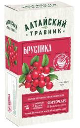 Фиточай Алтайский травник Брусники лист Гринсайд 20 пакетиков по 15г