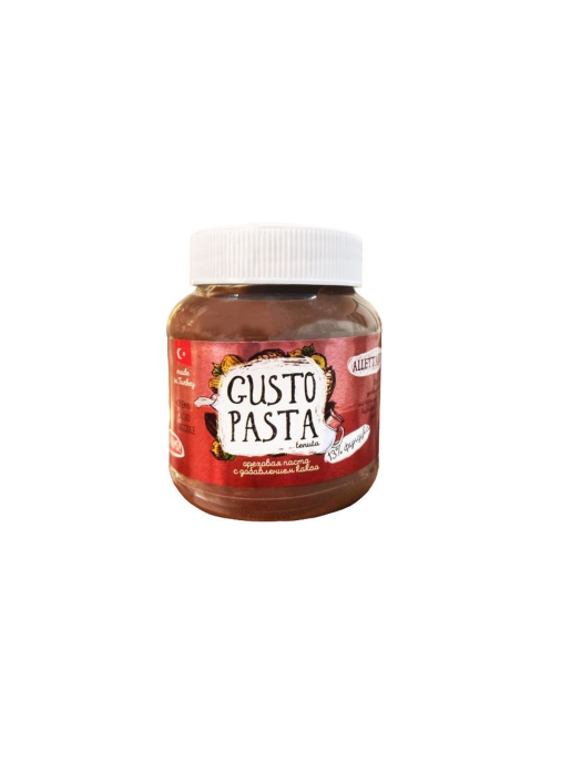 GUSTO PASTA Паста Ореховая с добавлением какао 350г