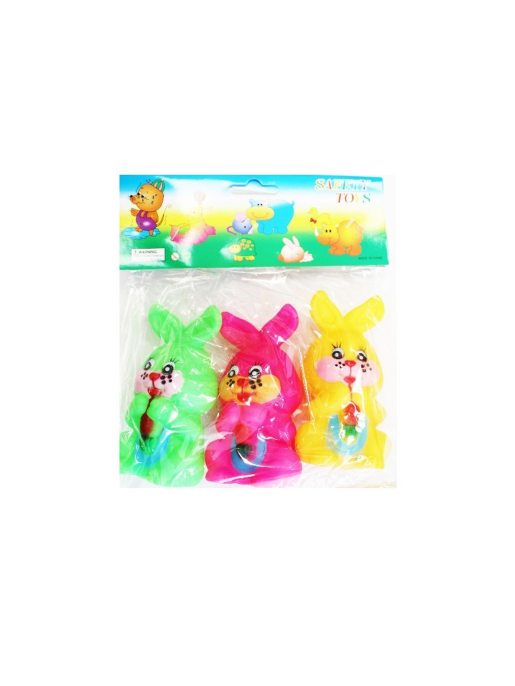 Резиновые игрушки Зайчики 20*16см 3016 №3