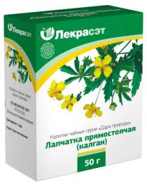 Лапчатка прямостоячая Калган корень чайный напиток 50г