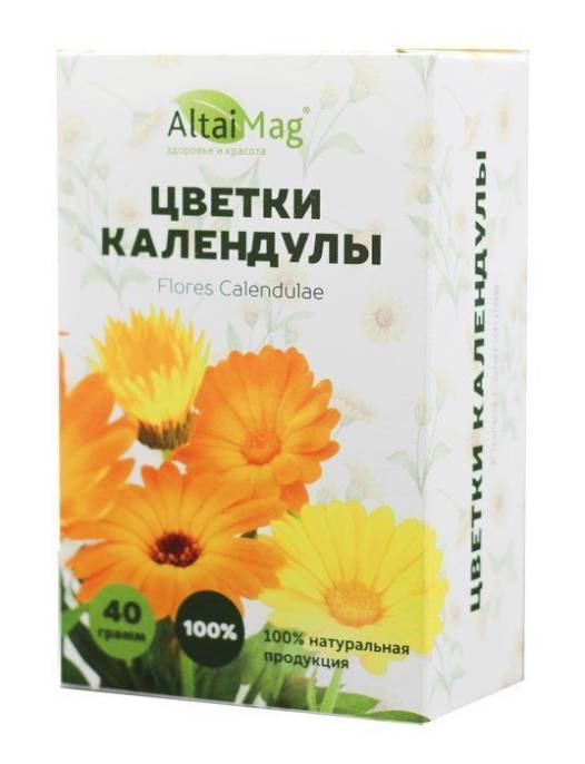 Календула цветки ноготки Алтаймаг 40г