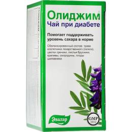 Олиджим при диабете 20 пакетиков х 2г