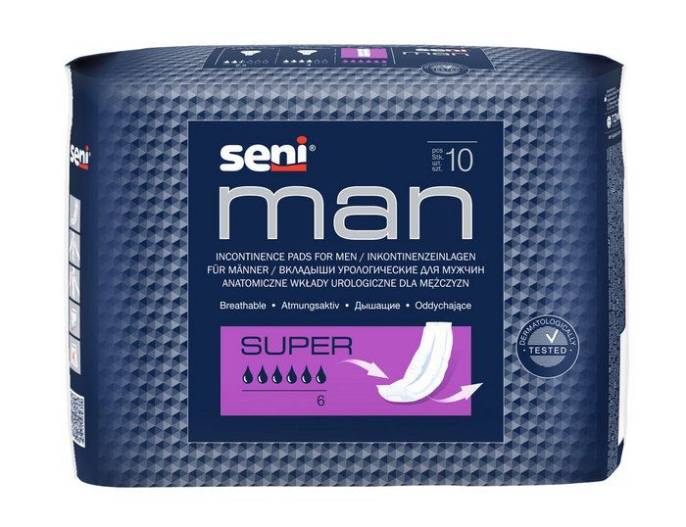 Вкладыши урологические Bella Seni Man Супер 10 шт