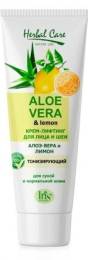 HERBAL CARE Крем лифтинг для лица Алоэ вера и лимон 100г