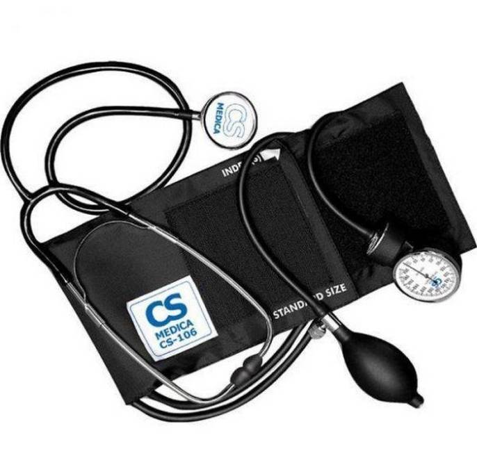 Тонометр CS Medica CS 106 механический в комплекте с фонендоскопом