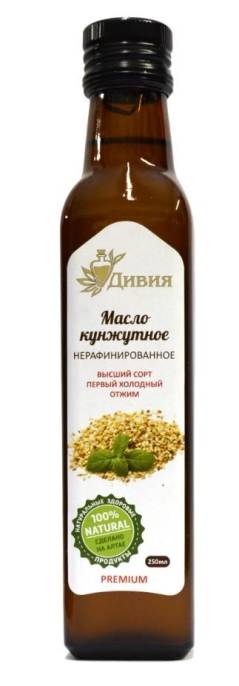 Масло Кунжутное Дивия 100% 250 мл