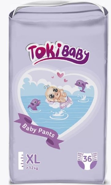 Подгузники трусики TOKIBABY детские XL 36шт