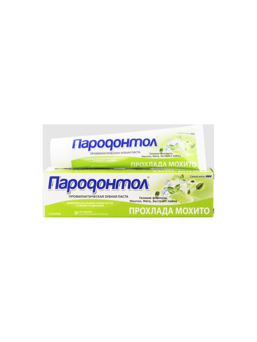 Зубная паста Прохлада мохито Пародонтол 124г