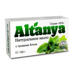 Натуральное мыло с травами Алтая, 100 гр.