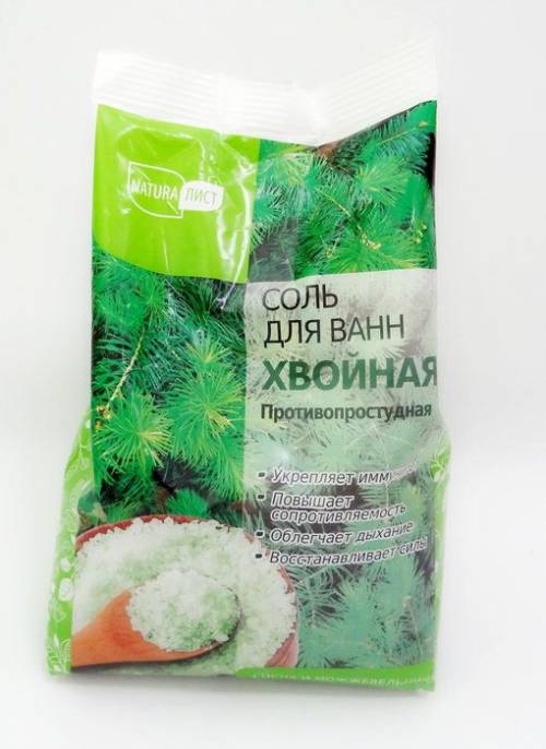 Соль для ванны НАТУРАЛИСТ Хвойная 800г