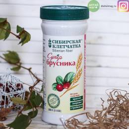 Клетчатка Сибирская Супербрусника банка 280 г