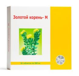 Золотой корень М 50 таблеток 500 мг