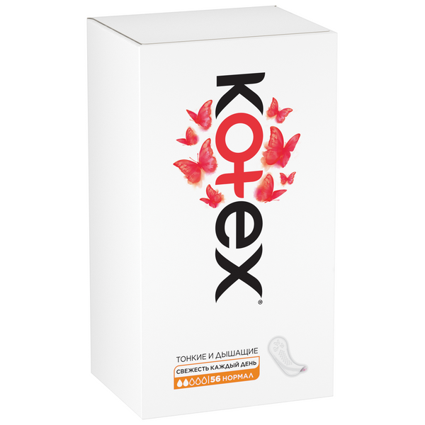 Прокладки Kotex Котекс Ежедневные Нормал №56