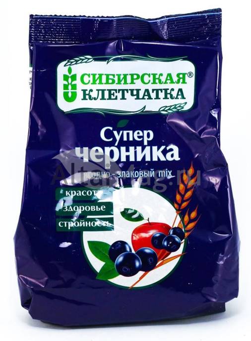 Клетчатка Сибирская Суперчерника пакет 300 г