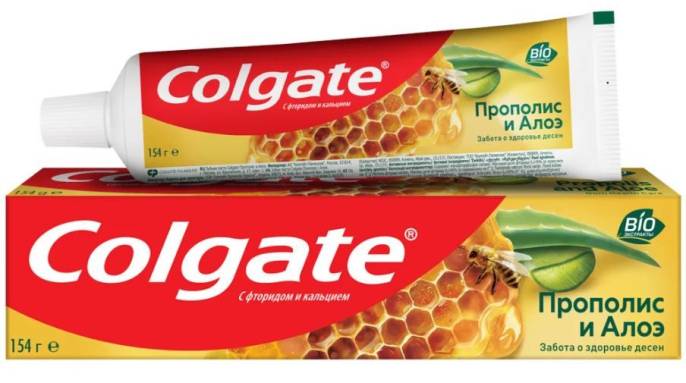 Colgate Колгейт Зубная паста прополис и алоэ вера 100мл
