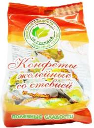 Конфеты желейные со стевией со вкусом лимона 200г