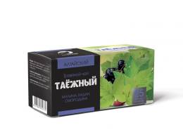Чай травяной Таежный с баданом смородиной и малиной 25 пакетиков