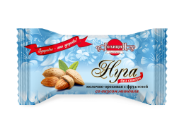 Конфеты Нуга молочно ореховая со вкусом Миндаля с фруктозой 180 г