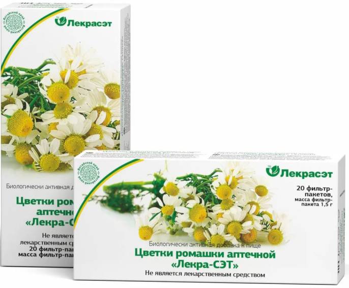 Ромашка цветки Лекра Сэт №20пак 2871