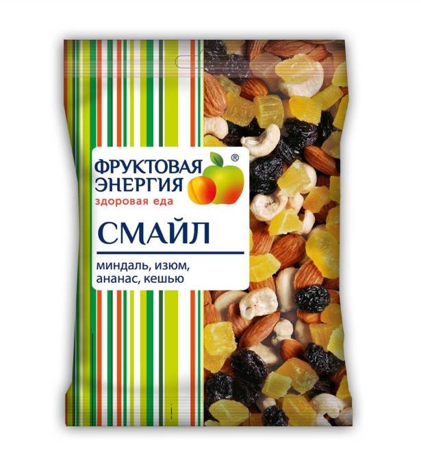 Сухофрукты Фрути Смайл фруктово ореховые 50г