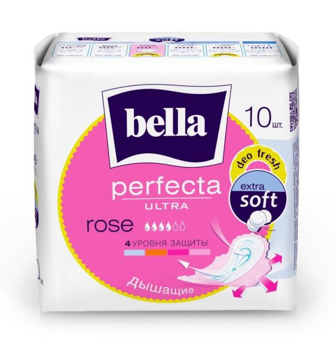 Прокладки BELLA Белла Perfecta Ultra Rose 10шт