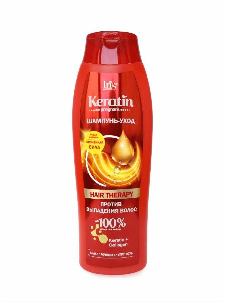 ИРИС Keratin program Шампунь уход HAIR THERAPY 400мл