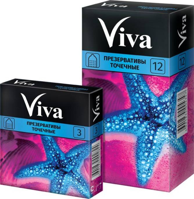 Презервативы Viva точечные 12 шт