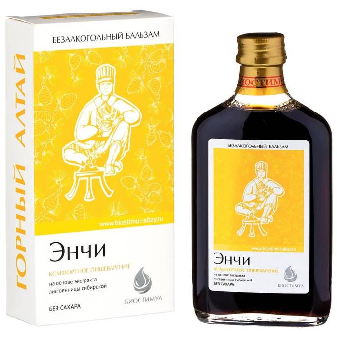 Бальзам «Энчи» комфортное пищеварение, 250 мл.