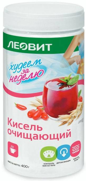 Кисель очищающий Леовит банка 400г