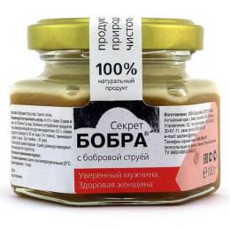 Секрет бобра на меду с бобровой струёй для мужчин и женщин
