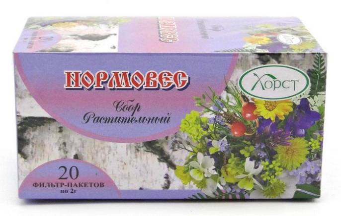 Фитосбор Нормовес снижение массы тела