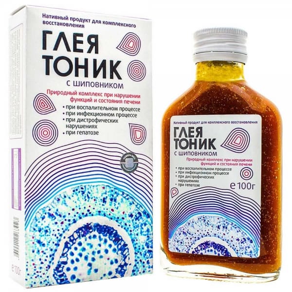 Глеятоник с шиповником для здоровья печени, 100 гр.
