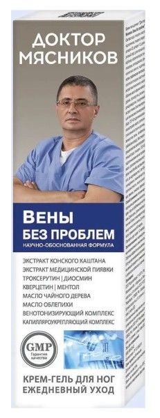 Доктор Мясников Вены без проблем крем гель для ног 125мл