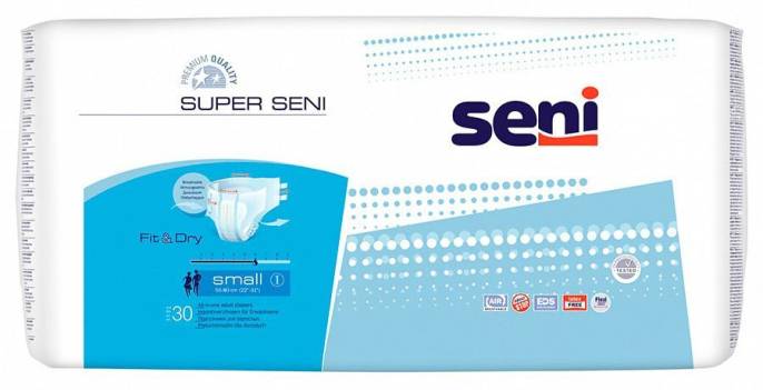 Подгузники Super Seni AIR для взрослых Small 30шт