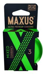 Презервативы MAXUS Mixed микс набор 3 шт