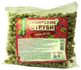 Отруби Пшеничные Хрустящие Сила Ягод пакет 100г