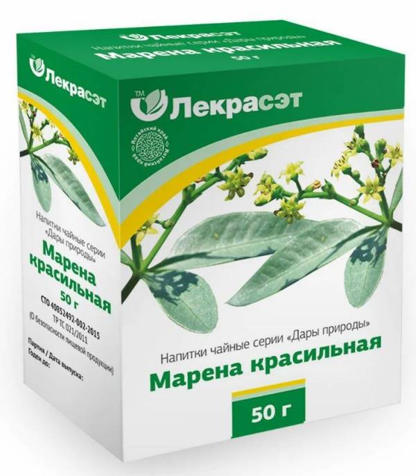 Марена корень чайный напиток 50г