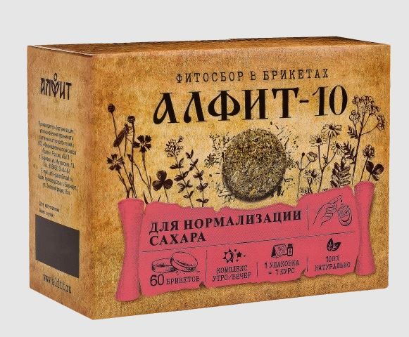 Алфит 10 Анти диабет 60 г