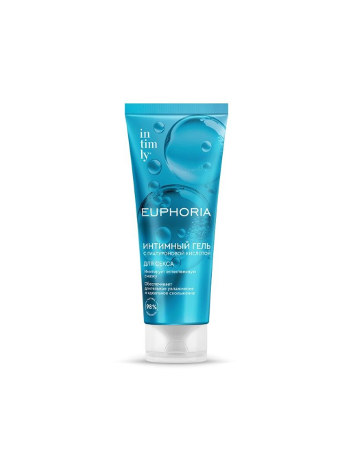 Интимный гель смазка с афродизиаками Intimly Euphoria с Гиалуроновой кислотой 75мл