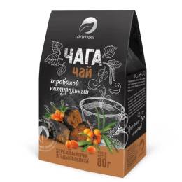 Чайный напиток «Фиточай Чага с облепихой», 80 гр