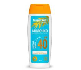 TROPIC SUN Молочко для безопасного загара SPF 40 100мл