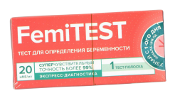 Тест FEMiTEST №1 Express для определения беременности