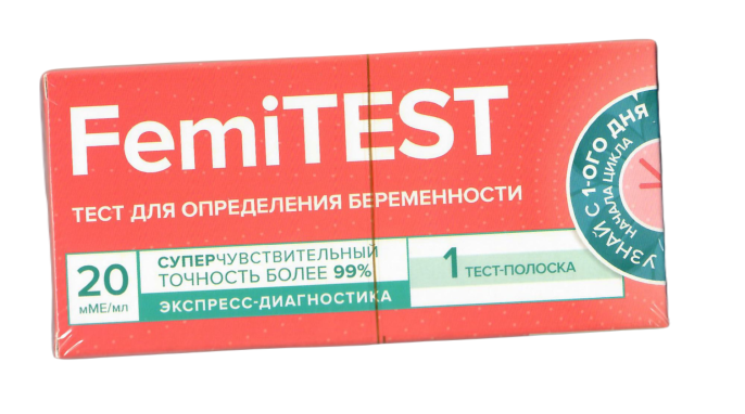 Тест FEMiTEST №1 Express для определения беременности