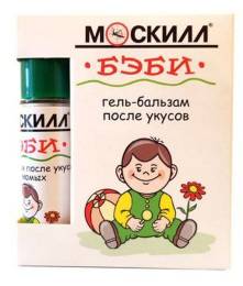 МОСКИЛЛ Бальзам гель после укусов насекомых Baby 12мл